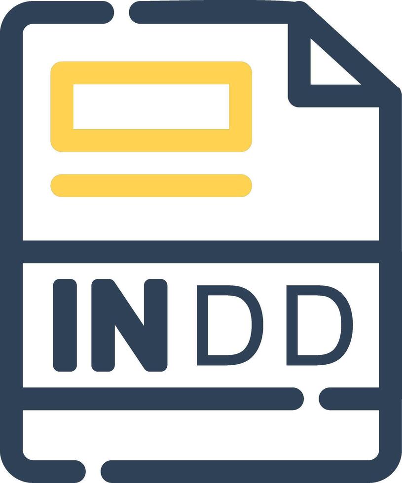 indd kreativ Symbol Design vektor