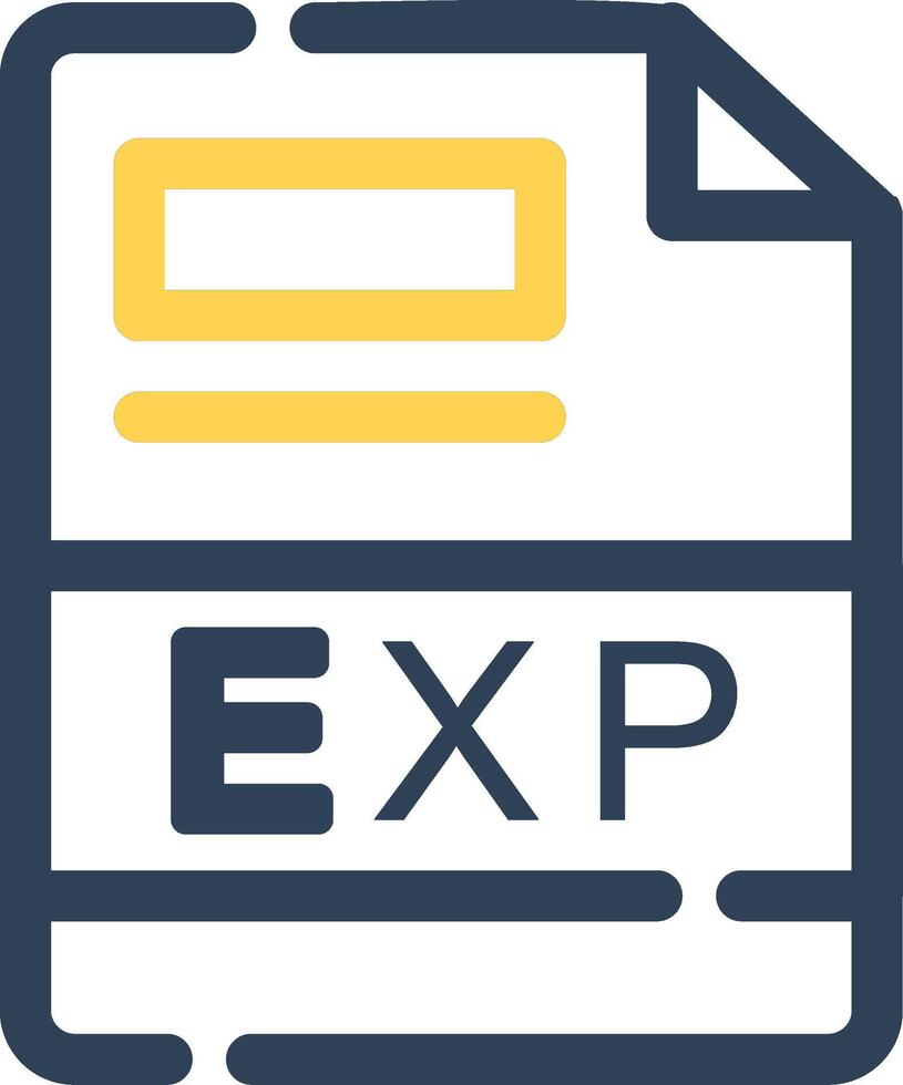 exp kreativ Symbol Design vektor