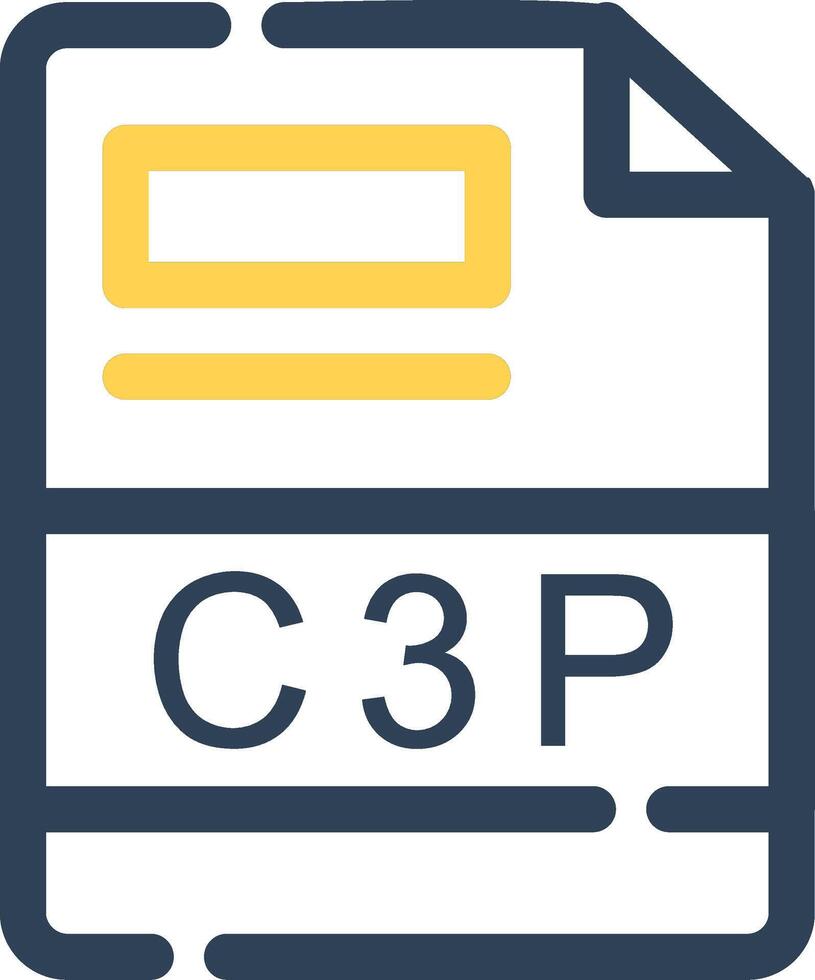 c3p kreativ Symbol Design vektor