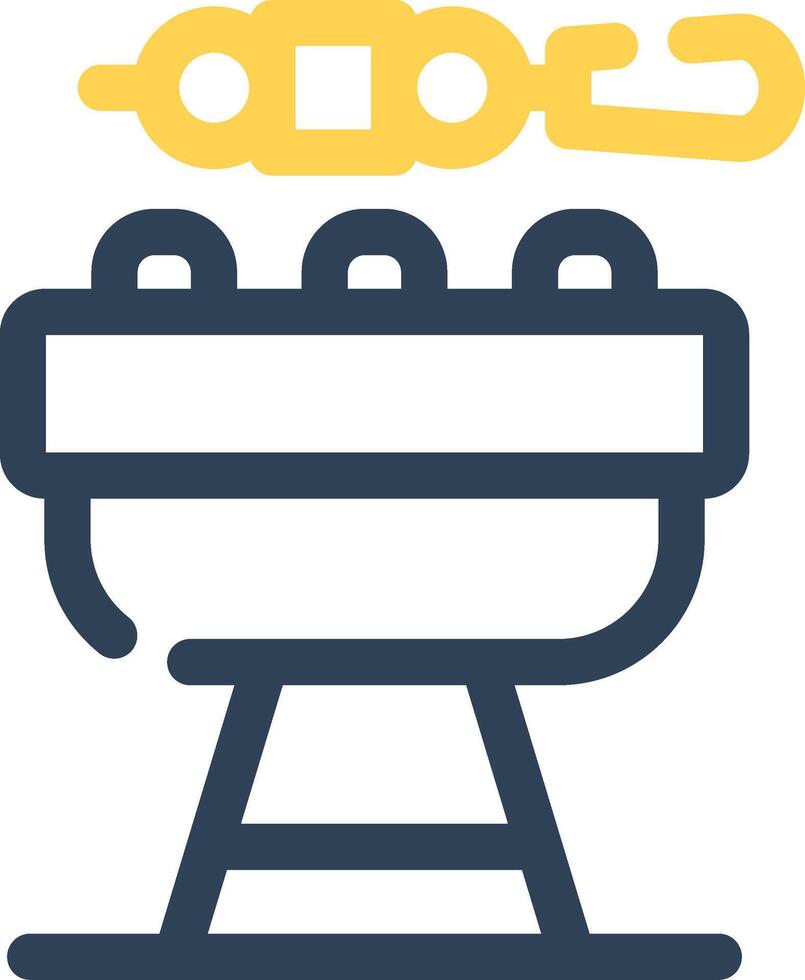 BBQ kreatives Icon-Design vektor