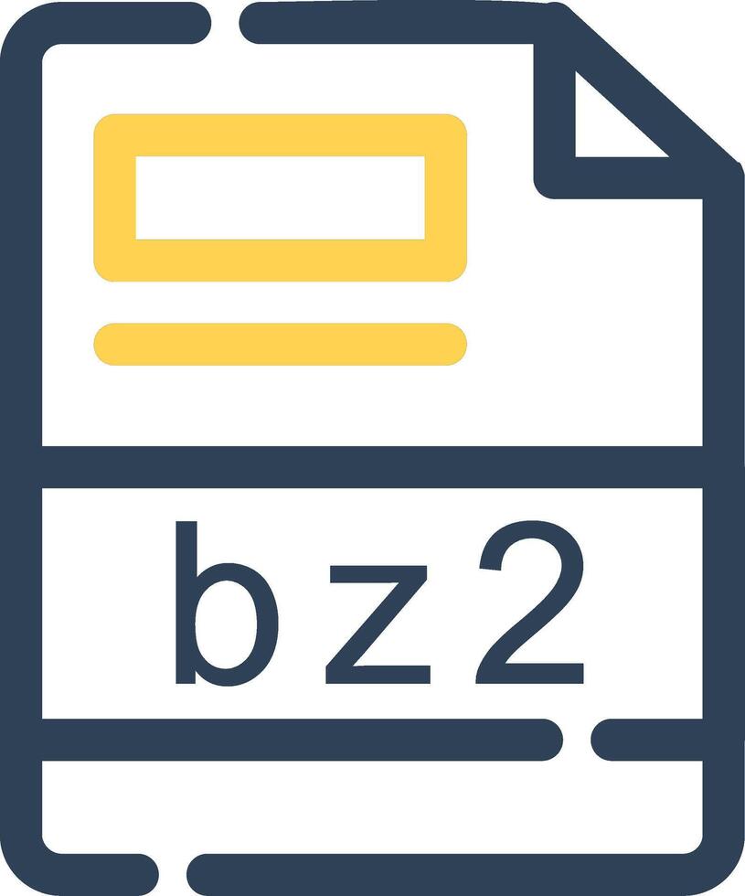 bz2 kreativ Symbol Design vektor