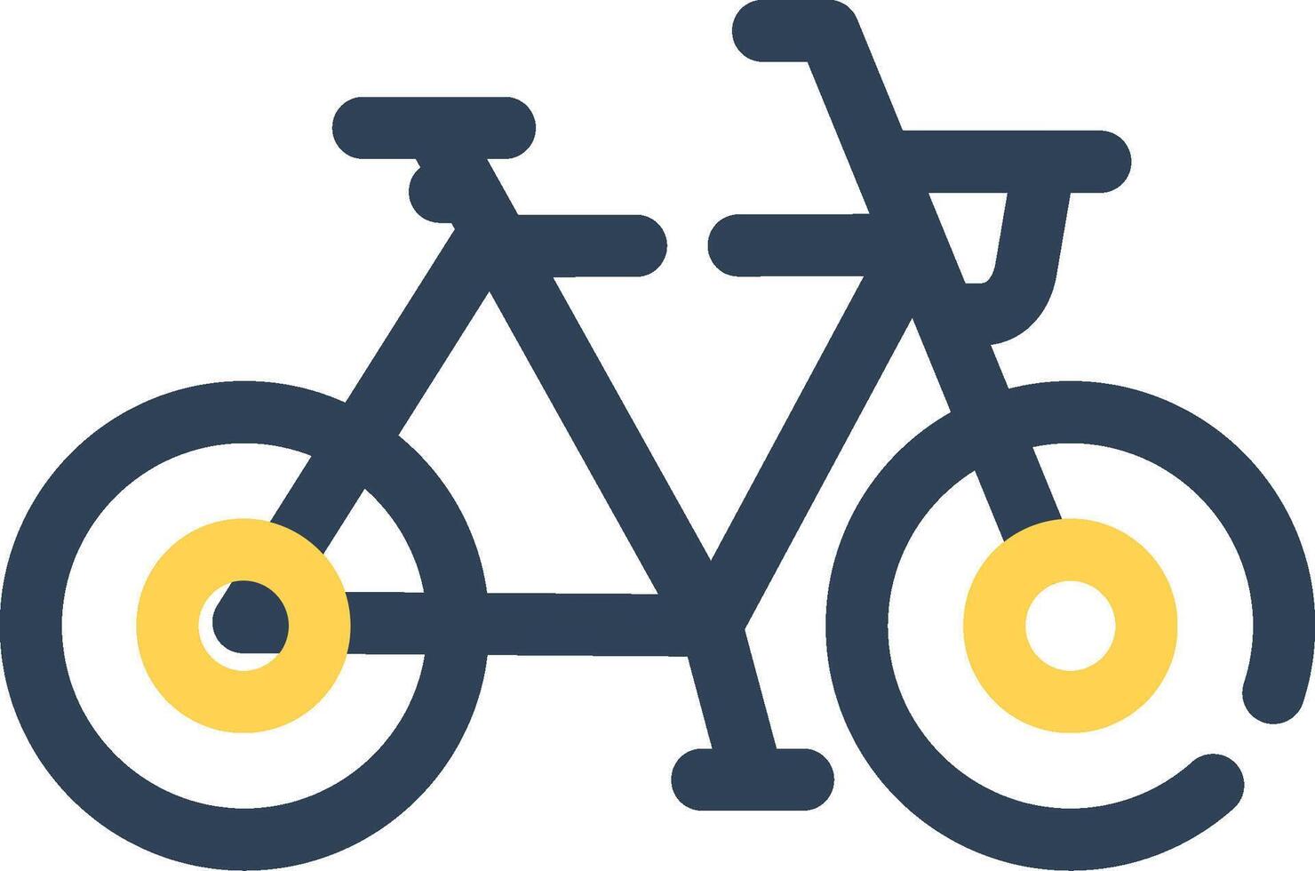 Fahrrad kreatives Icon-Design vektor