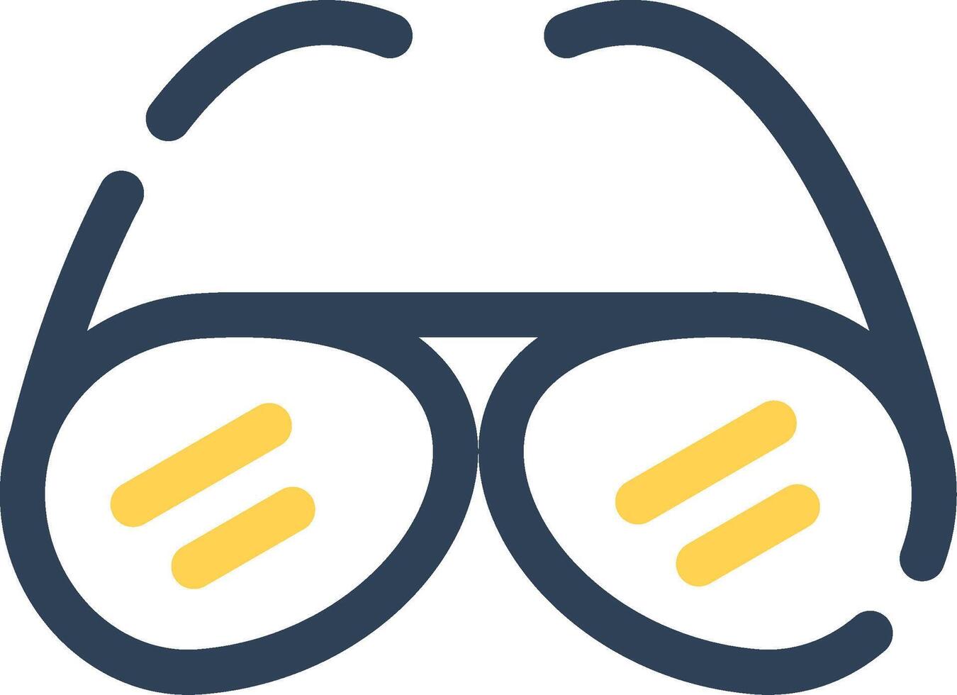 Sonnenbrille kreatives Icon-Design vektor