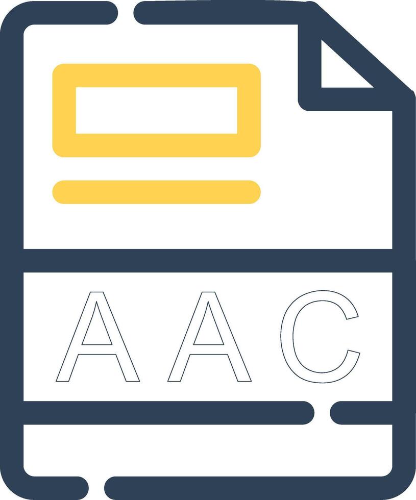 aac kreativ Symbol Design vektor