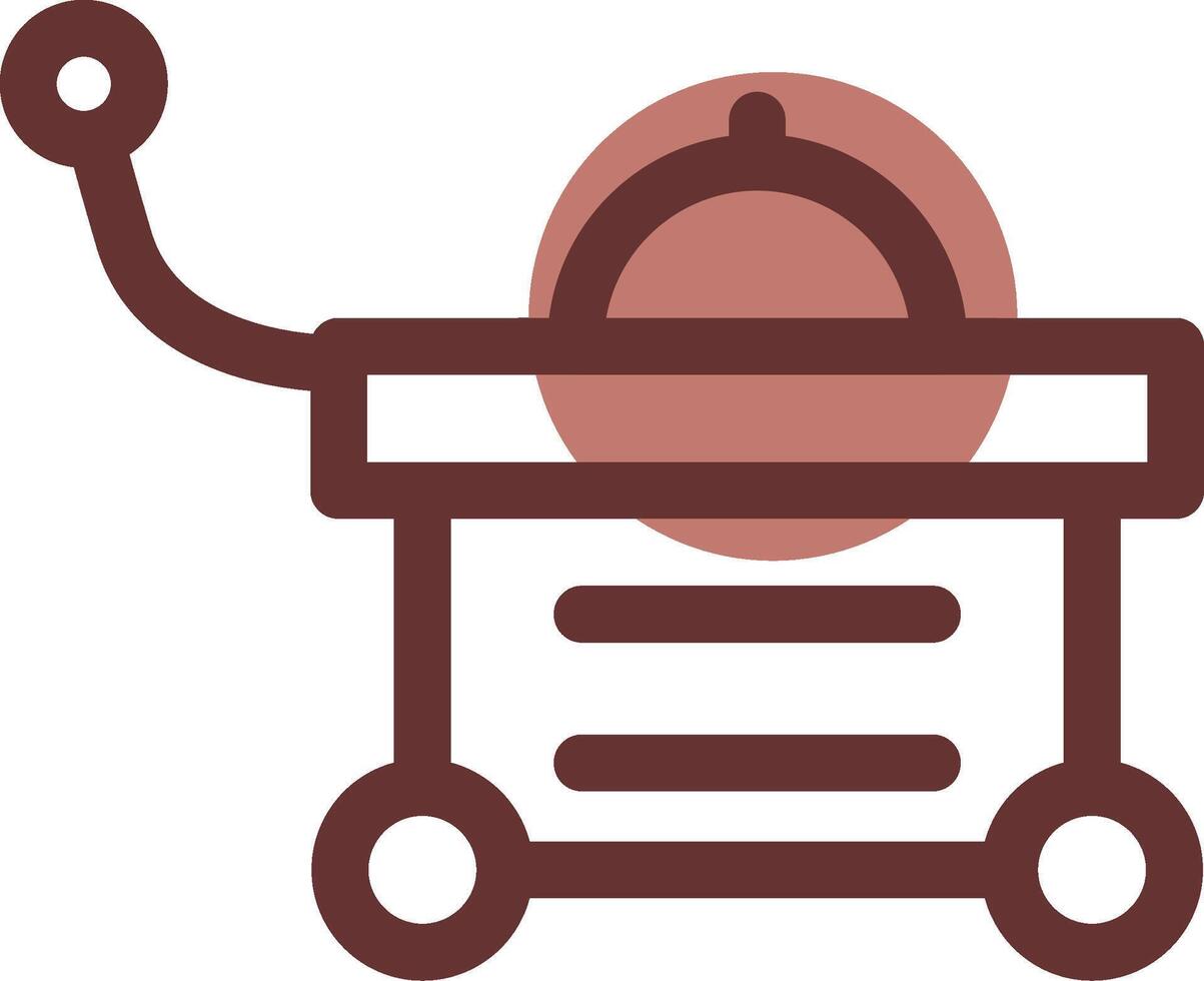 Food Cart kreatives Icon-Design vektor