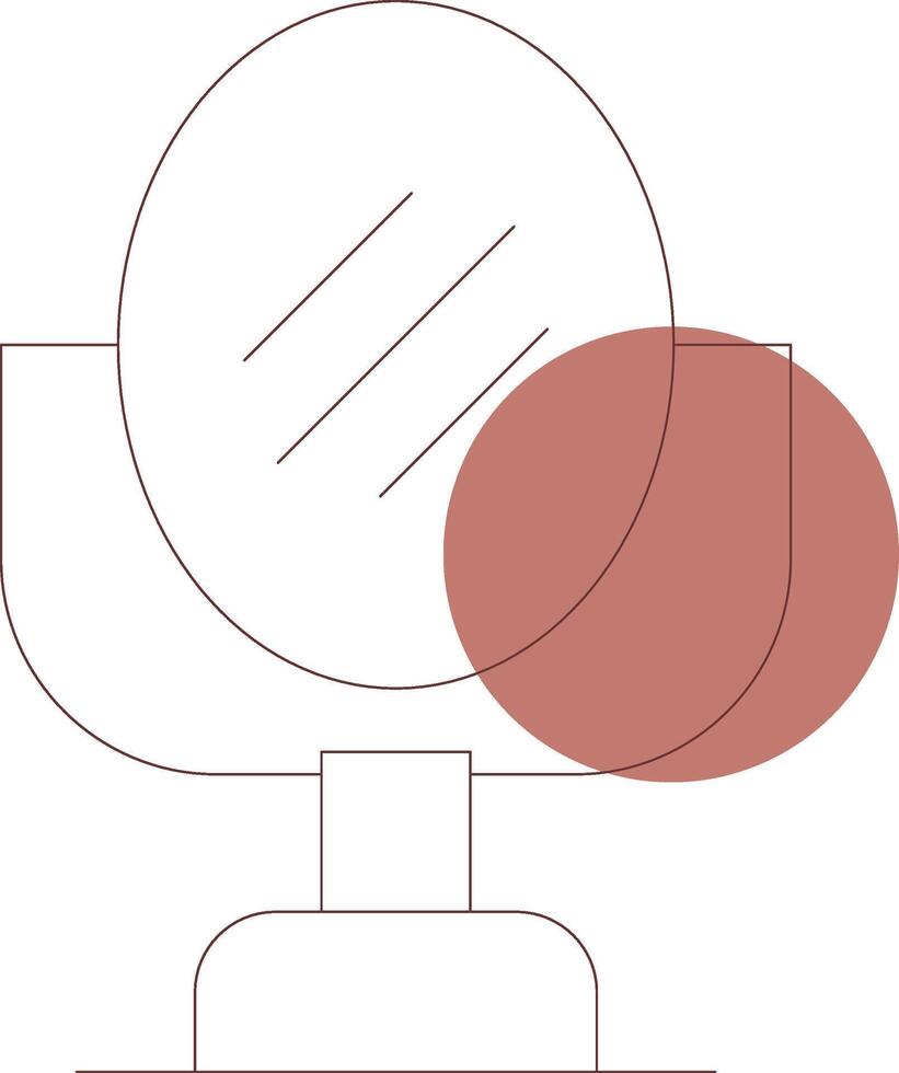 Spiegel kreatives Icon-Design vektor