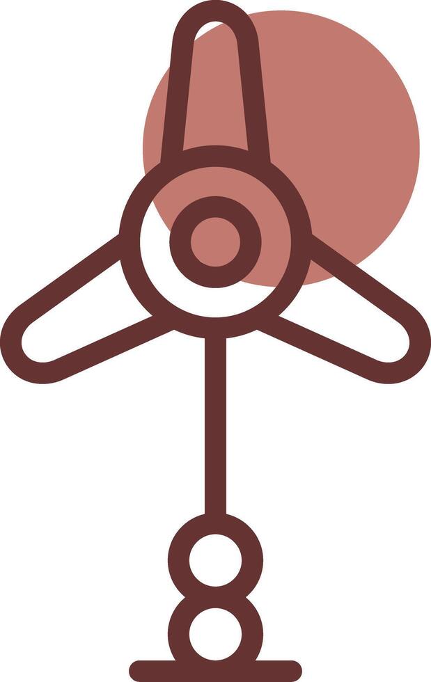 Windmühle kreativ Symbol Design vektor
