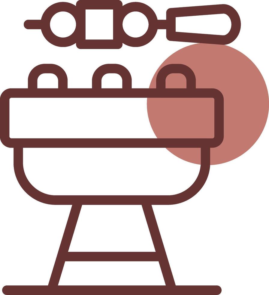 BBQ kreatives Icon-Design vektor