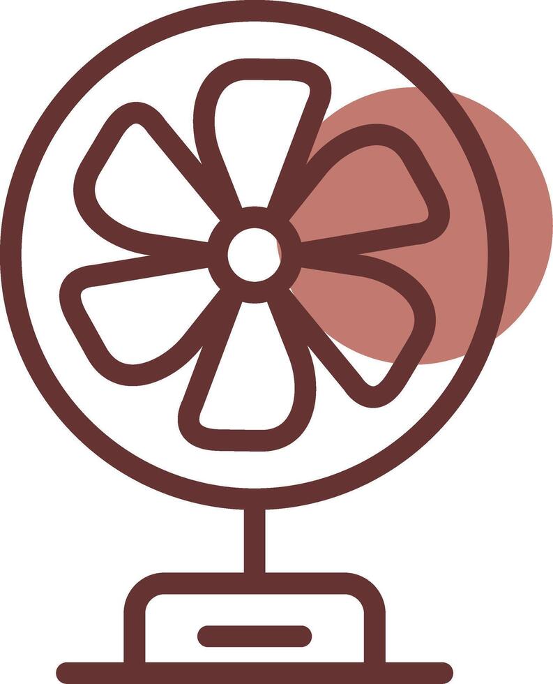 kreatives Icon-Design für Fans vektor