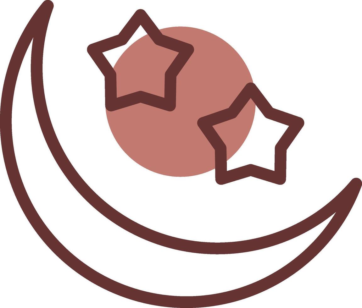 Mond kreatives Icon-Design vektor