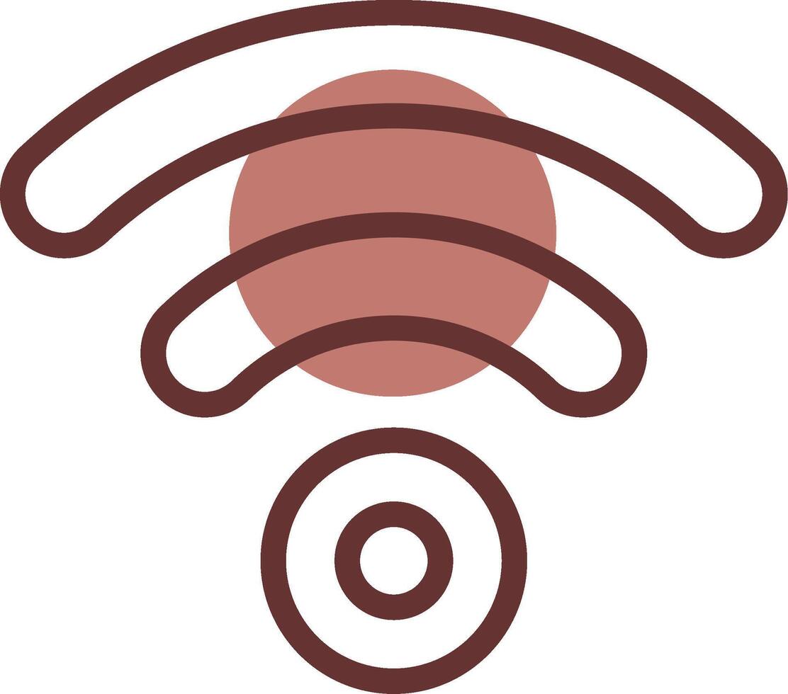 Wifi kreatives Icon-Design vektor