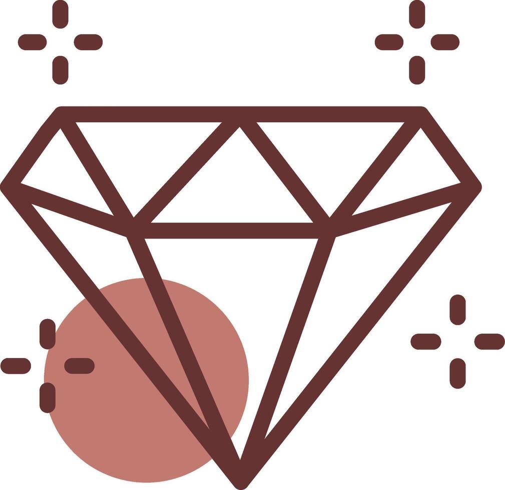 Diamant kreatives Icon-Design vektor