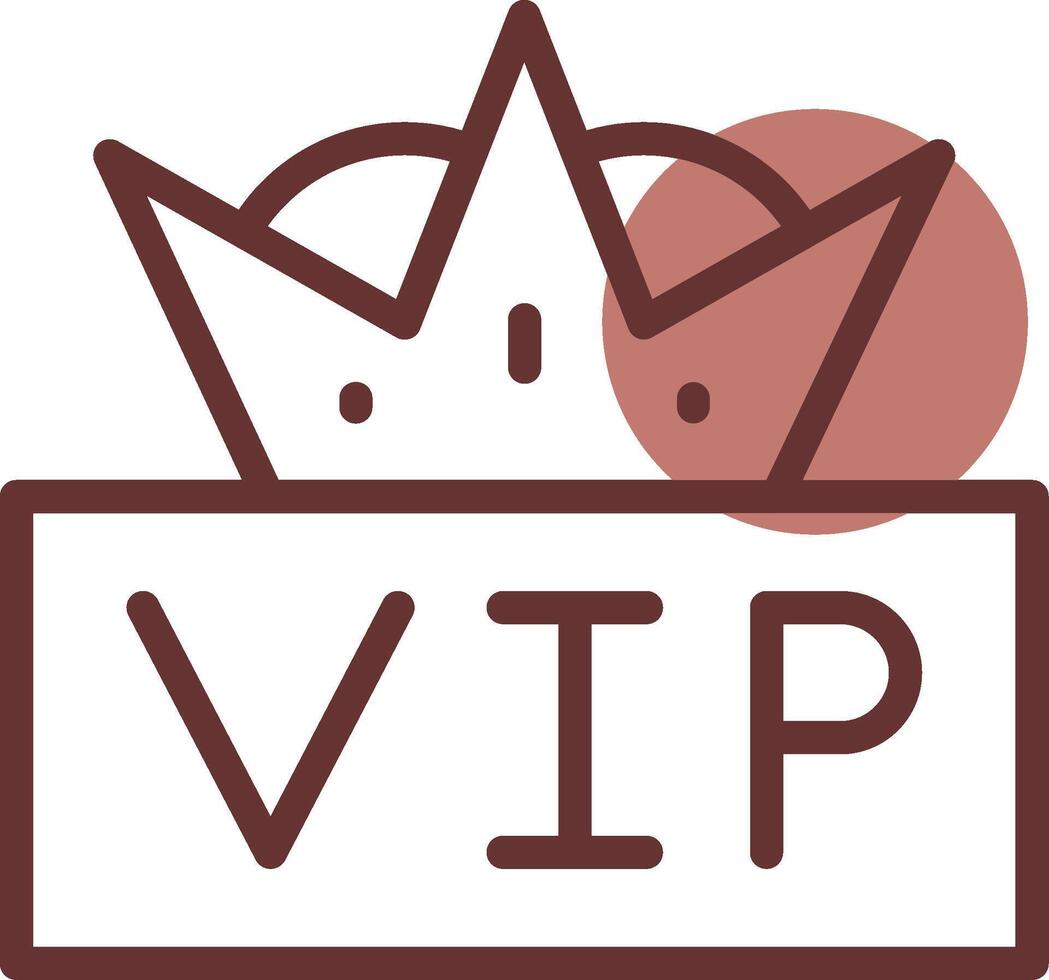 vip kreativ Symbol Design vektor