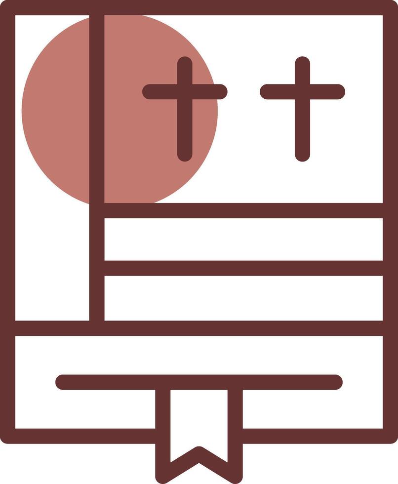 Bibel kreativ Symbol Design vektor