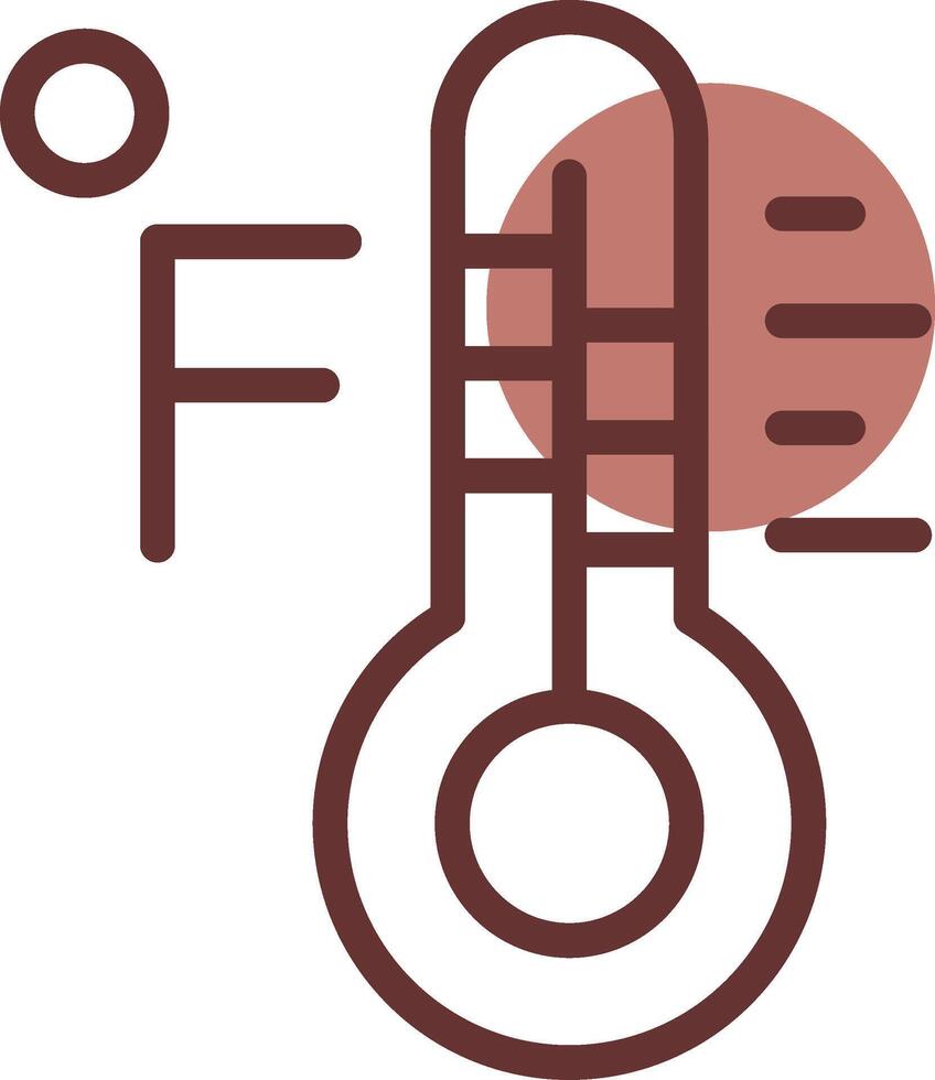 Fahrenheit kreativ Symbol Design vektor