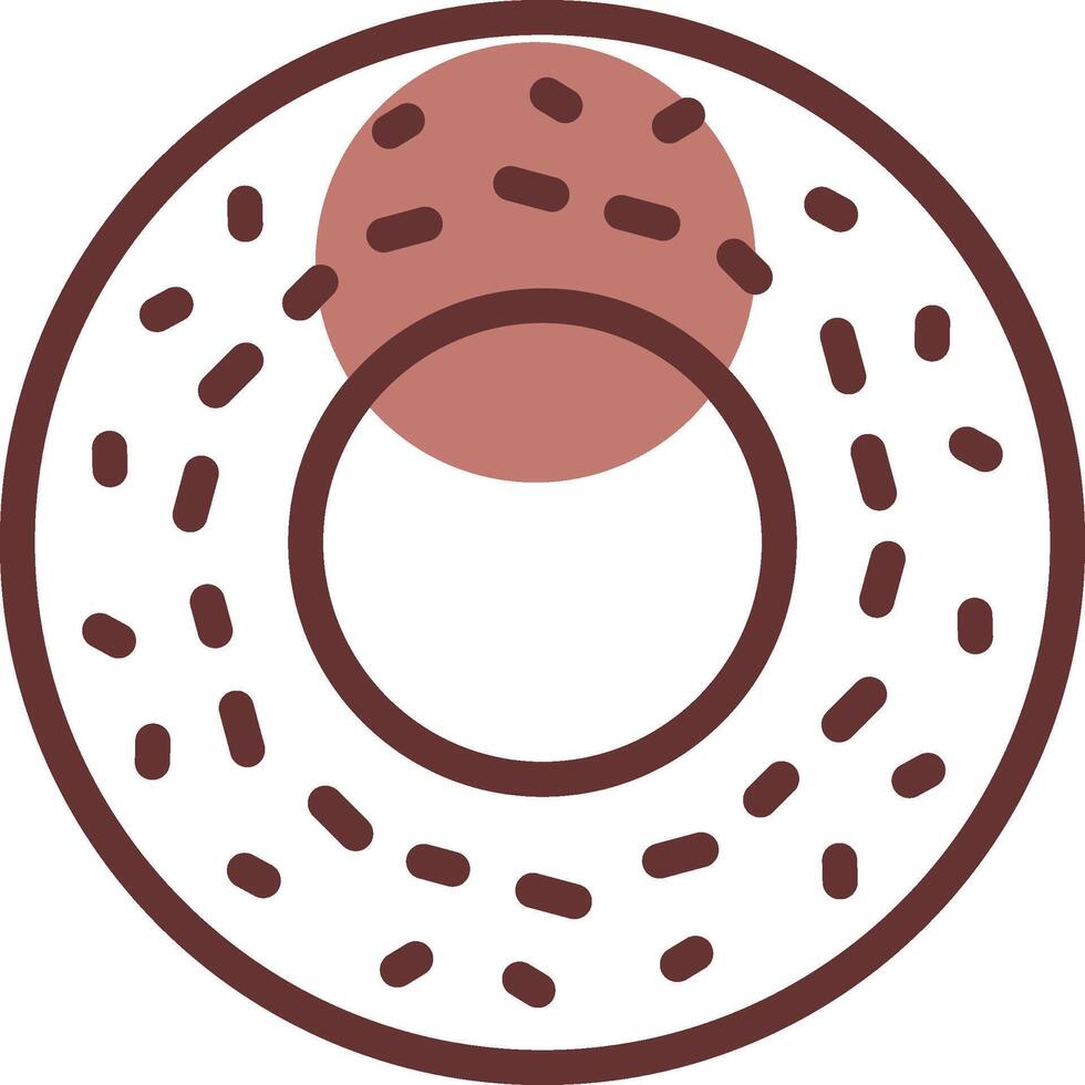 bagel kreativ ikon design vektor