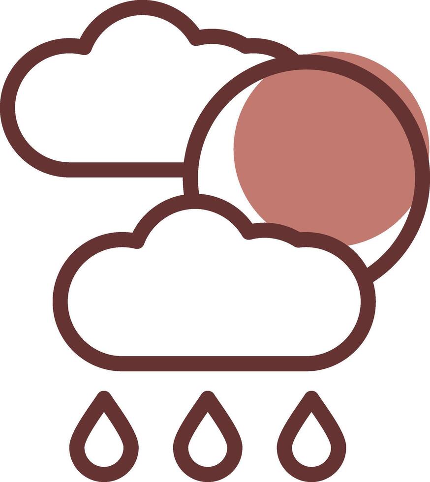 Wetter Prognose kreativ Symbol Design vektor