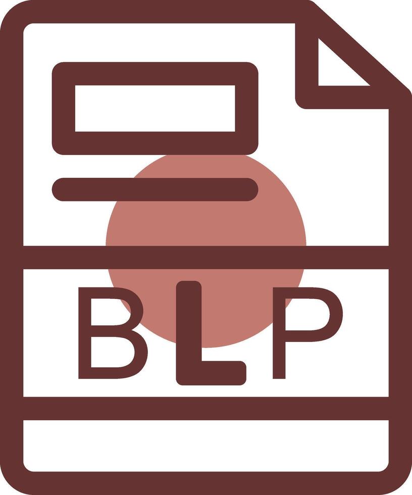 blp kreativ Symbol Design vektor