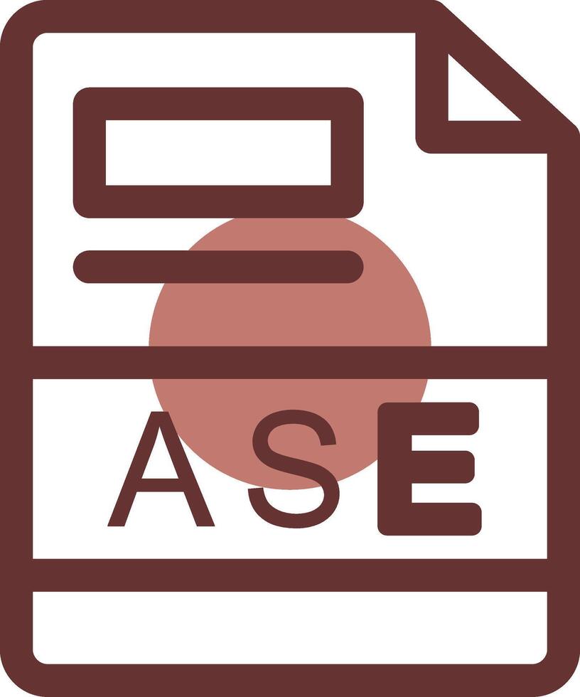 ase kreativ Symbol Design vektor