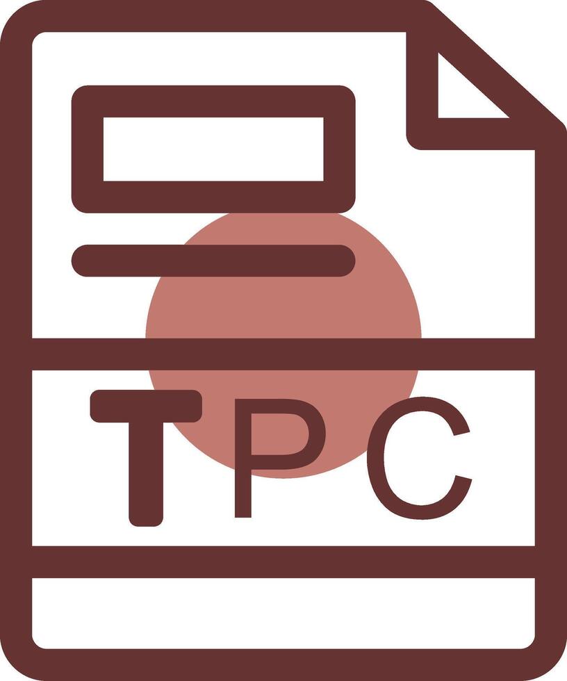 tpc kreativ ikon design vektor