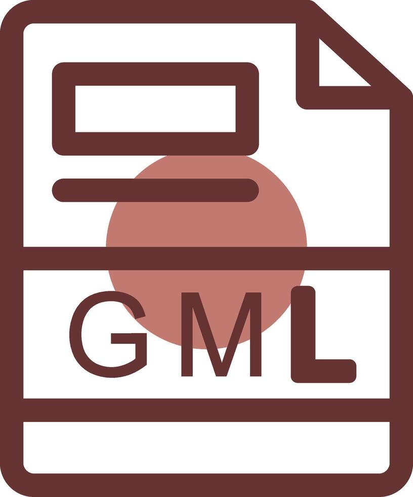 gml kreativ ikon design vektor