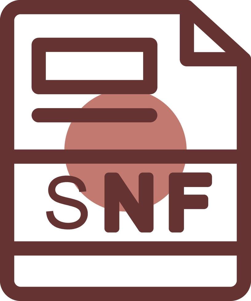 snf kreativ ikon design vektor