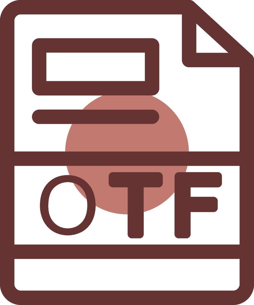 otf kreativ Symbol Design vektor