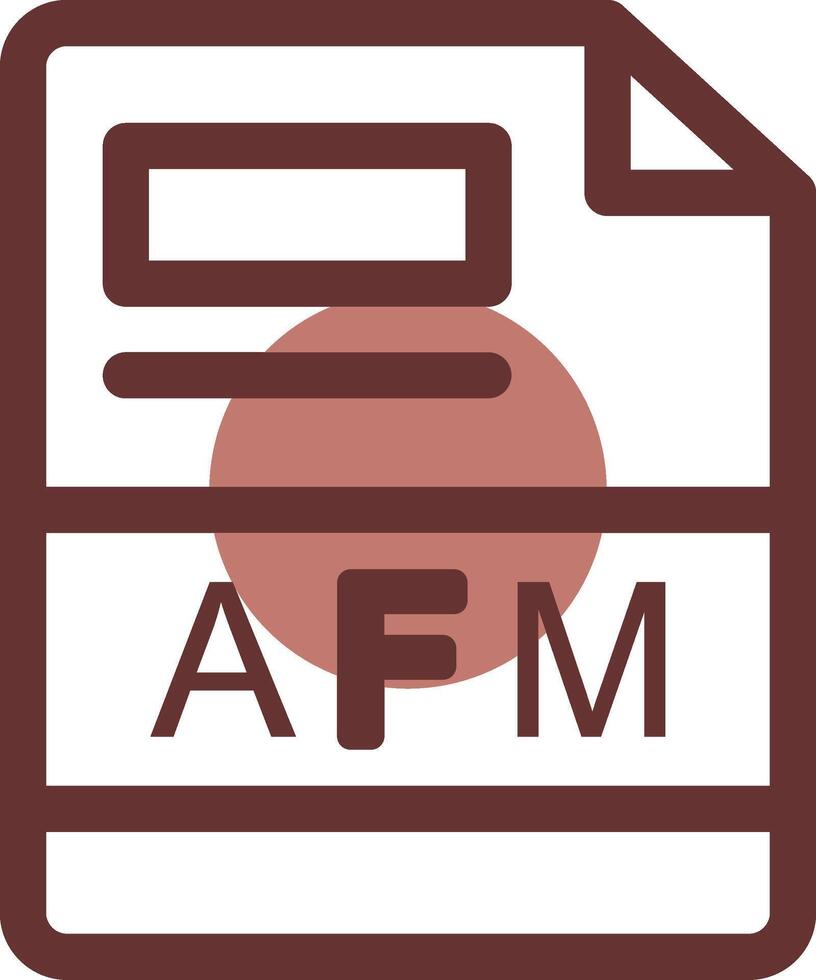 afm kreativ Symbol Design vektor