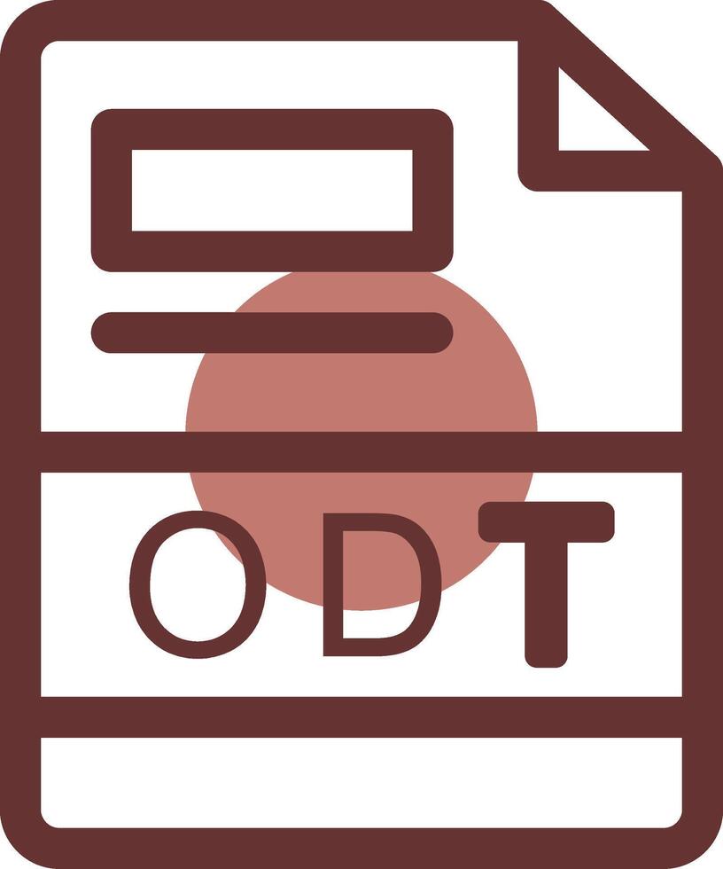 odt kreativ Symbol Design vektor