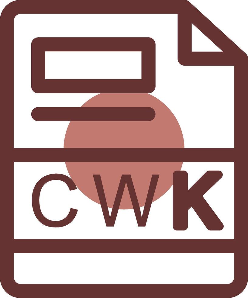 cwk kreativ ikon design vektor