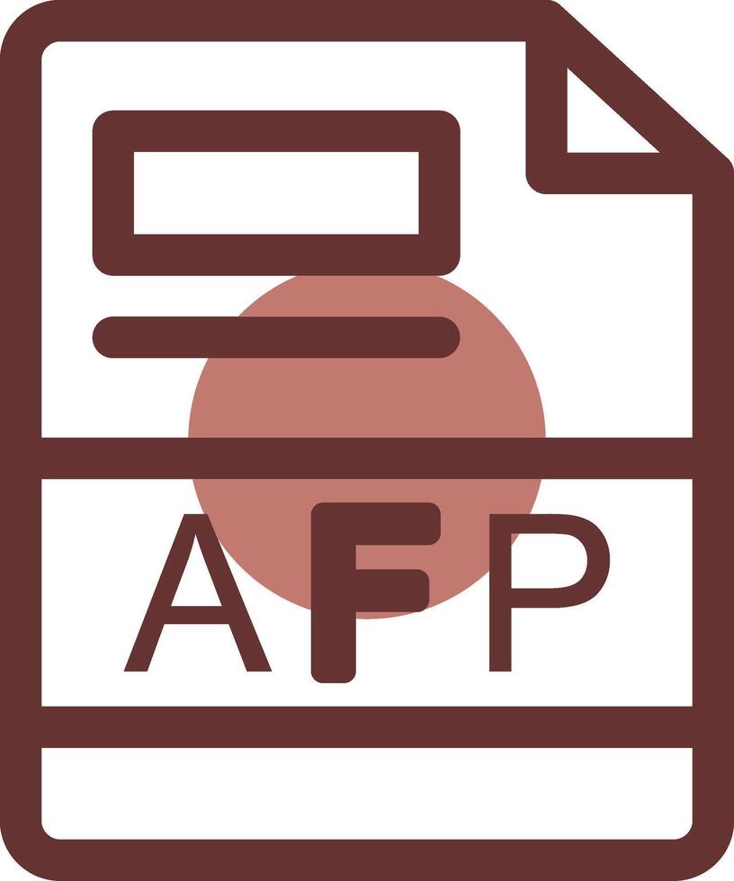 afp kreativ Symbol Design vektor