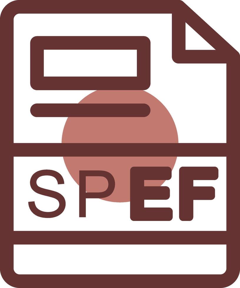 spef kreativ Symbol Design vektor