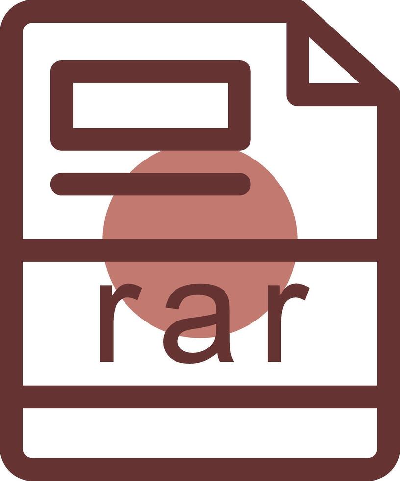 rar kreativ Symbol Design vektor