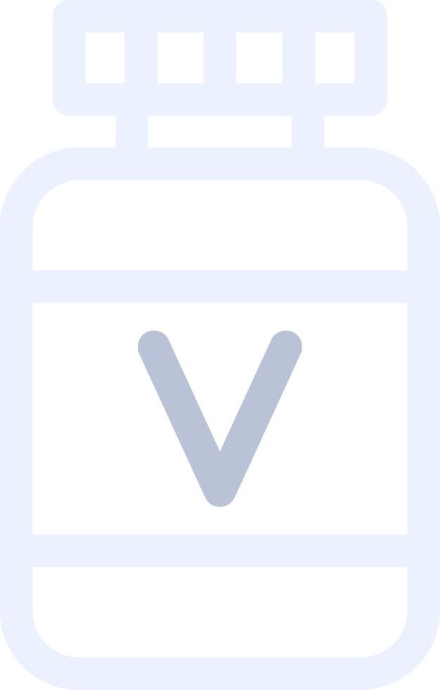 Vitamin kreatives Icon-Design vektor