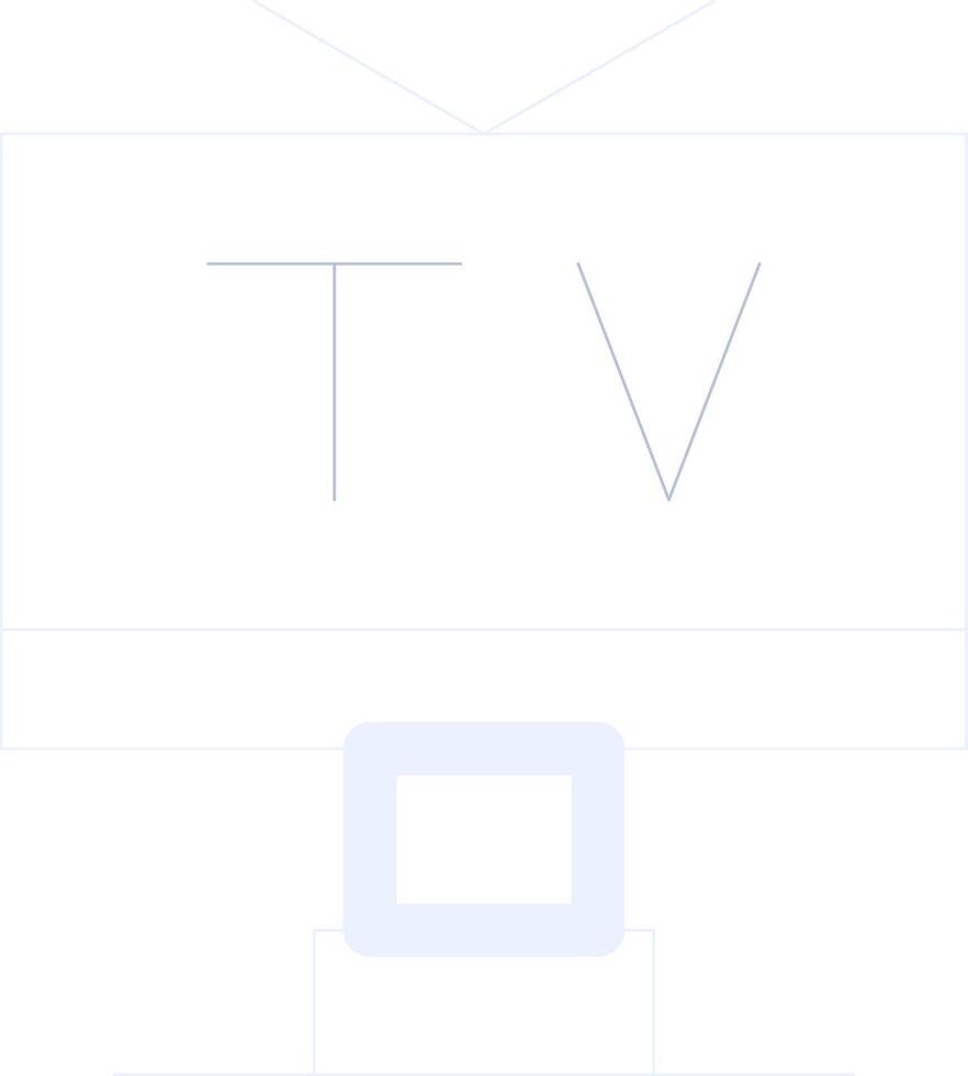 TV-kreatives Icon-Design vektor