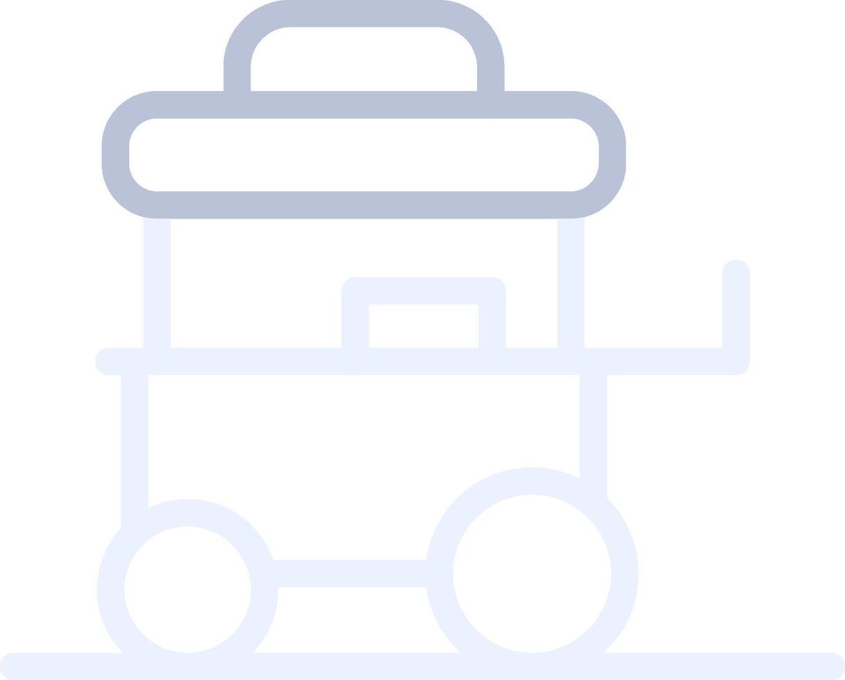 Food Cart kreatives Icon-Design vektor