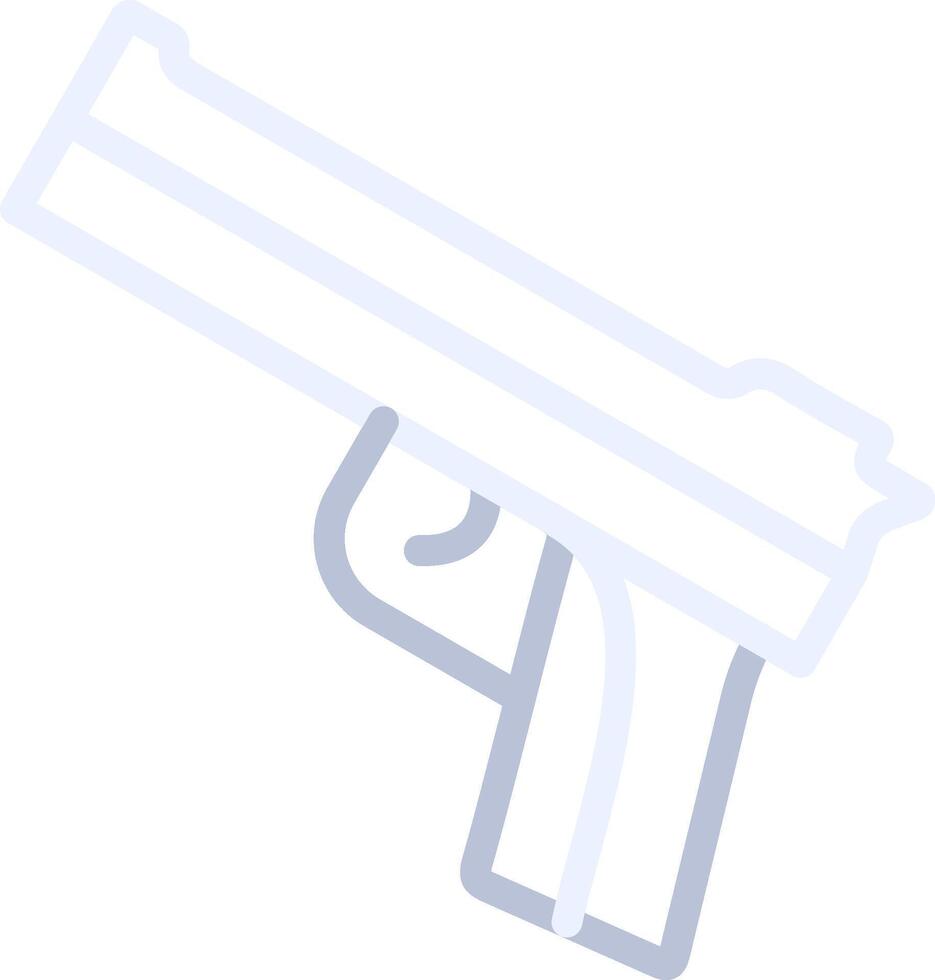 Polizei Gewehr kreativ Symbol Design vektor