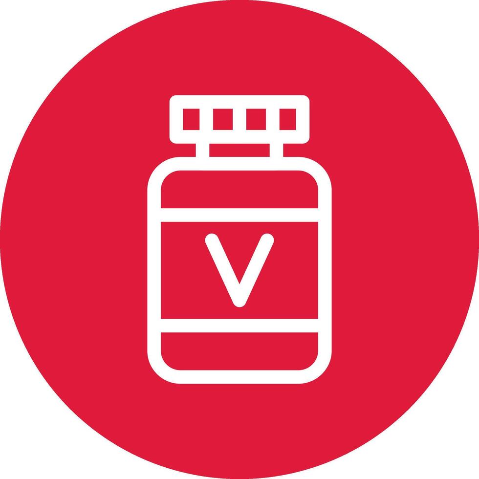 Vitamin kreatives Icon-Design vektor