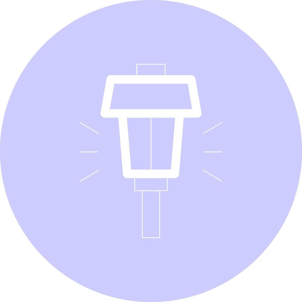 Streetlight kreatives Icon-Design vektor