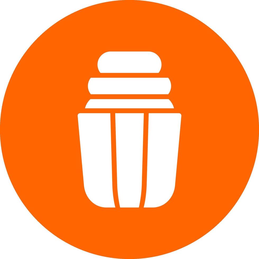 Cupcake kreatives Icon-Design vektor