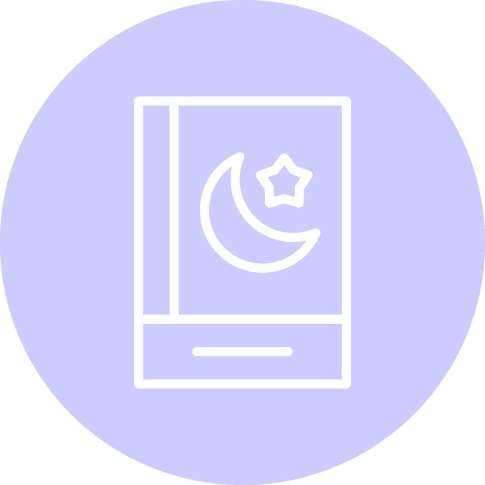 Koran kreatives Icon-Design vektor