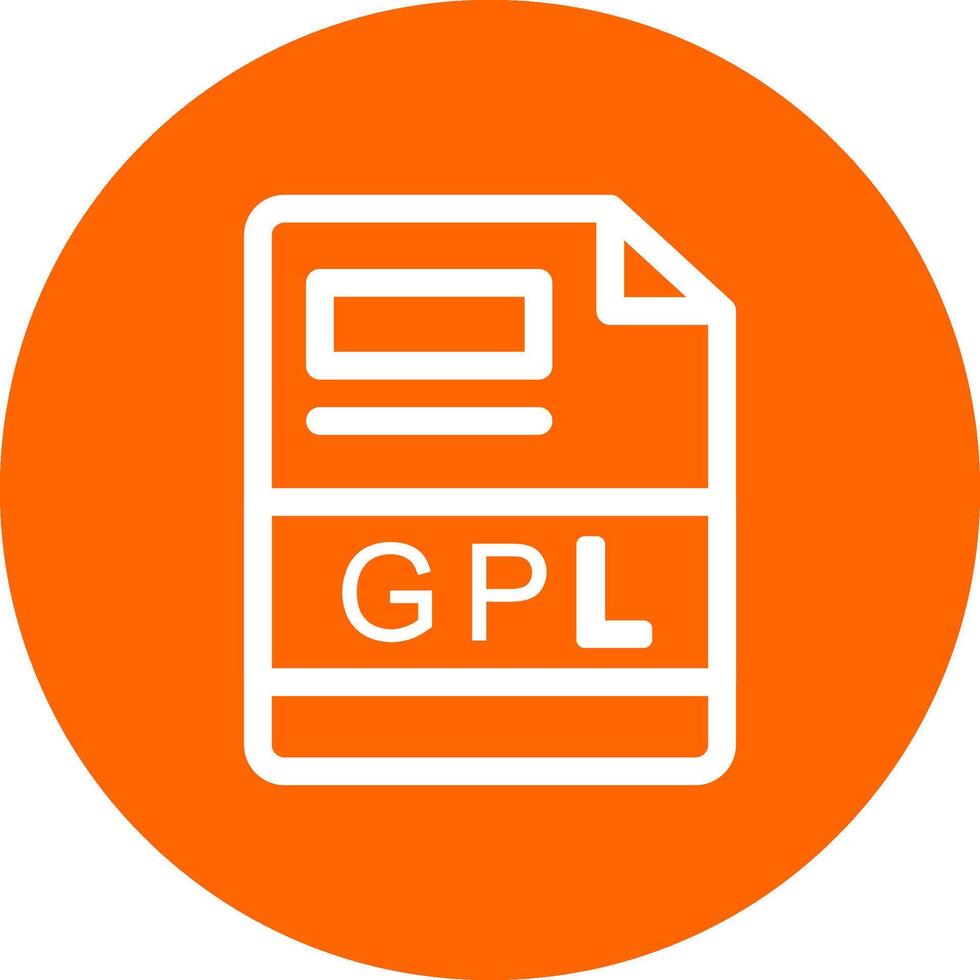 gpl kreativ Symbol Design vektor