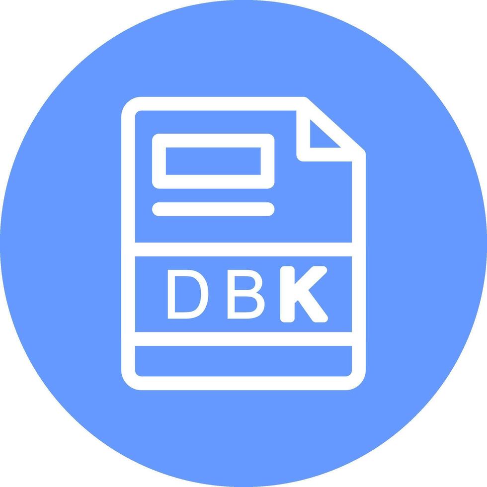 dbk kreativ Symbol Design vektor