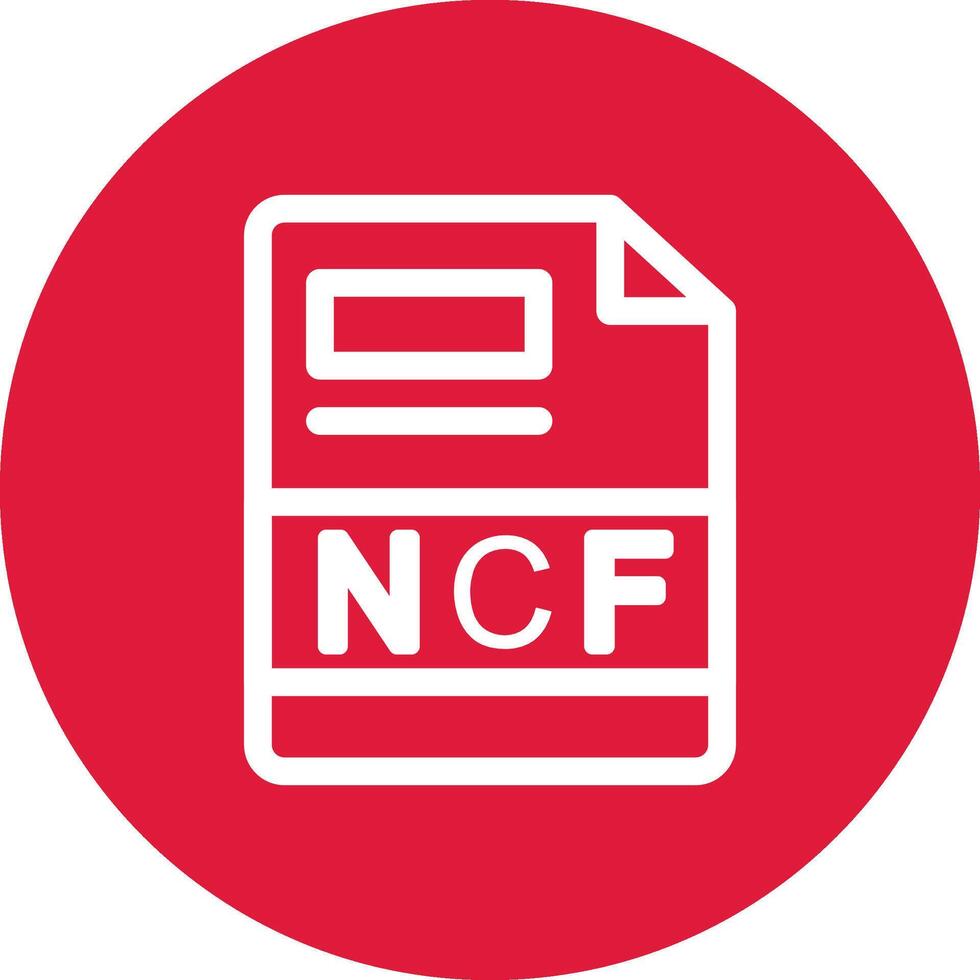 ncf kreativ Symbol Design vektor