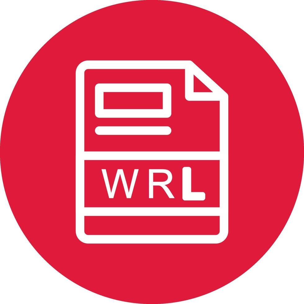 Wrl kreativ Symbol Design vektor