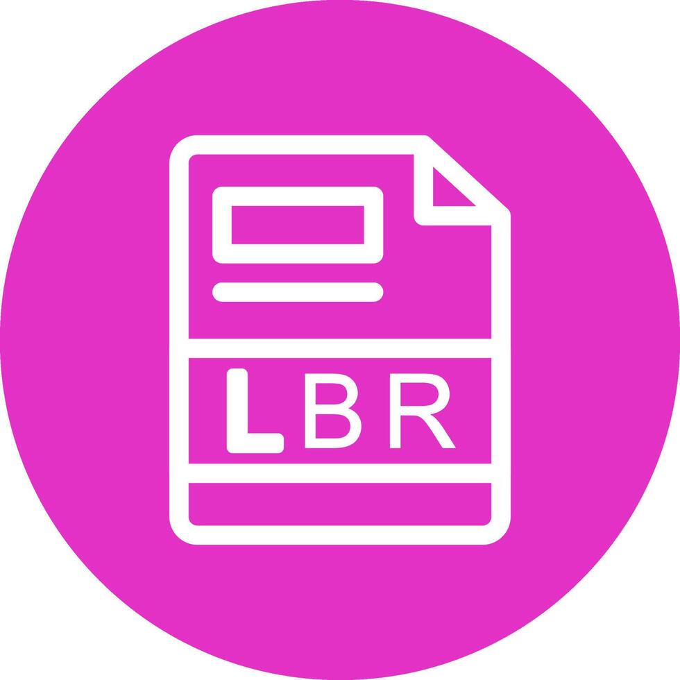 lbr kreativ Symbol Design vektor