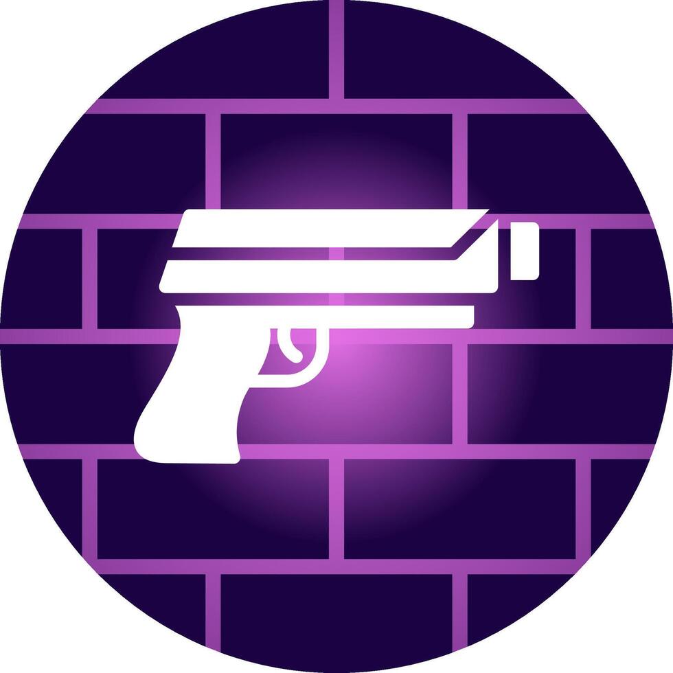 Waffe kreatives Icon-Design vektor