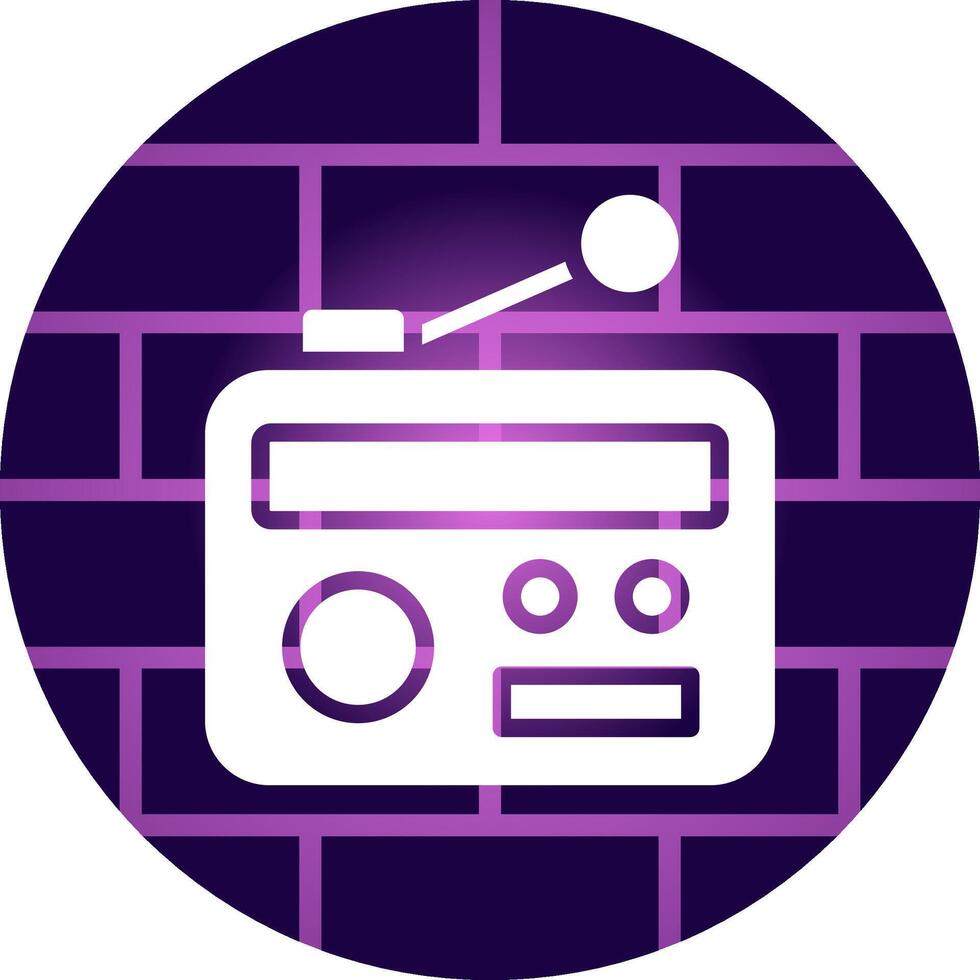 Radio kreatives Icon-Design vektor