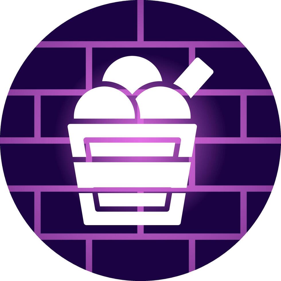 Eis kreatives Icon-Design vektor