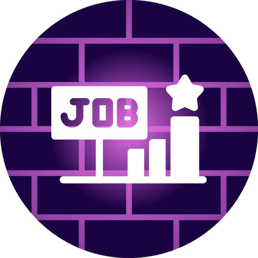 Job kreatives Icon-Design vektor